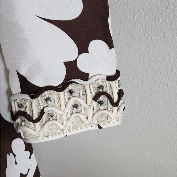 Tory Burch Brown Floral Dress - Picture 8 of 9